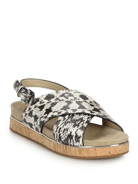 womens flat womens michael kors shoes|michael kors snakeskin flats.